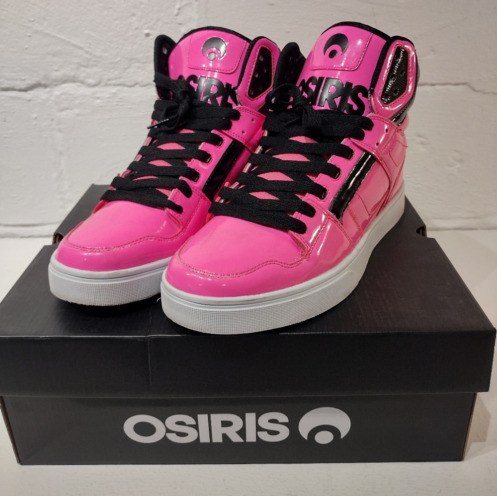 Osiris Clone Sneakers RARE neon pink Men's Size 12 new in box